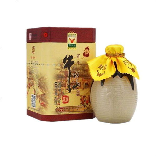 52度牛栏山<font color=red>二锅头</font>百年陈酿三牛浓香型白酒